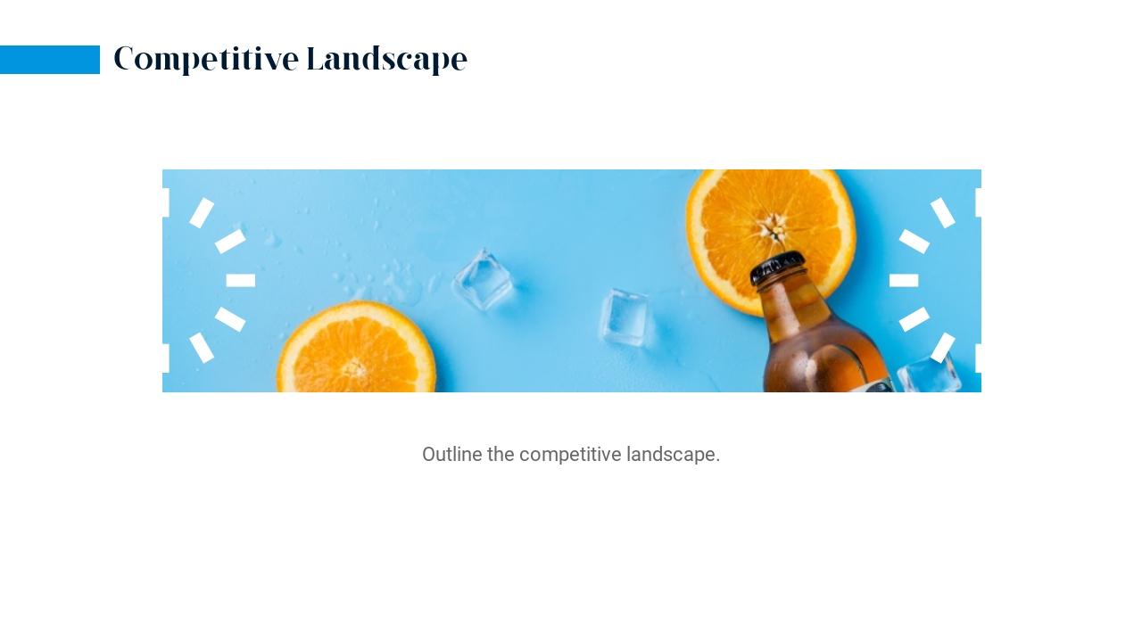 餐饮美食竞品分析英文PPT模板-Competitive Landscape