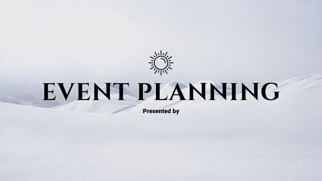 冬季旅行方案旅行规划PPT-EVENT PLANNING