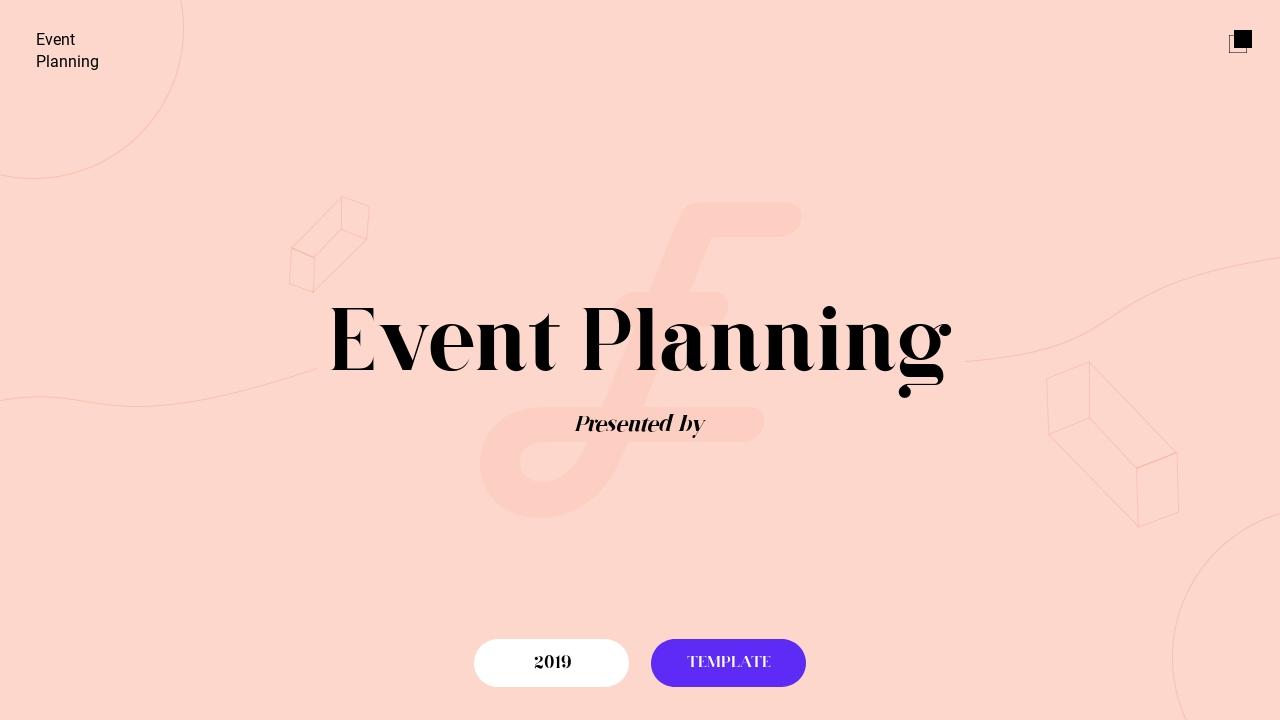 粉色温馨家纺家居用品促销方案-Event Planning