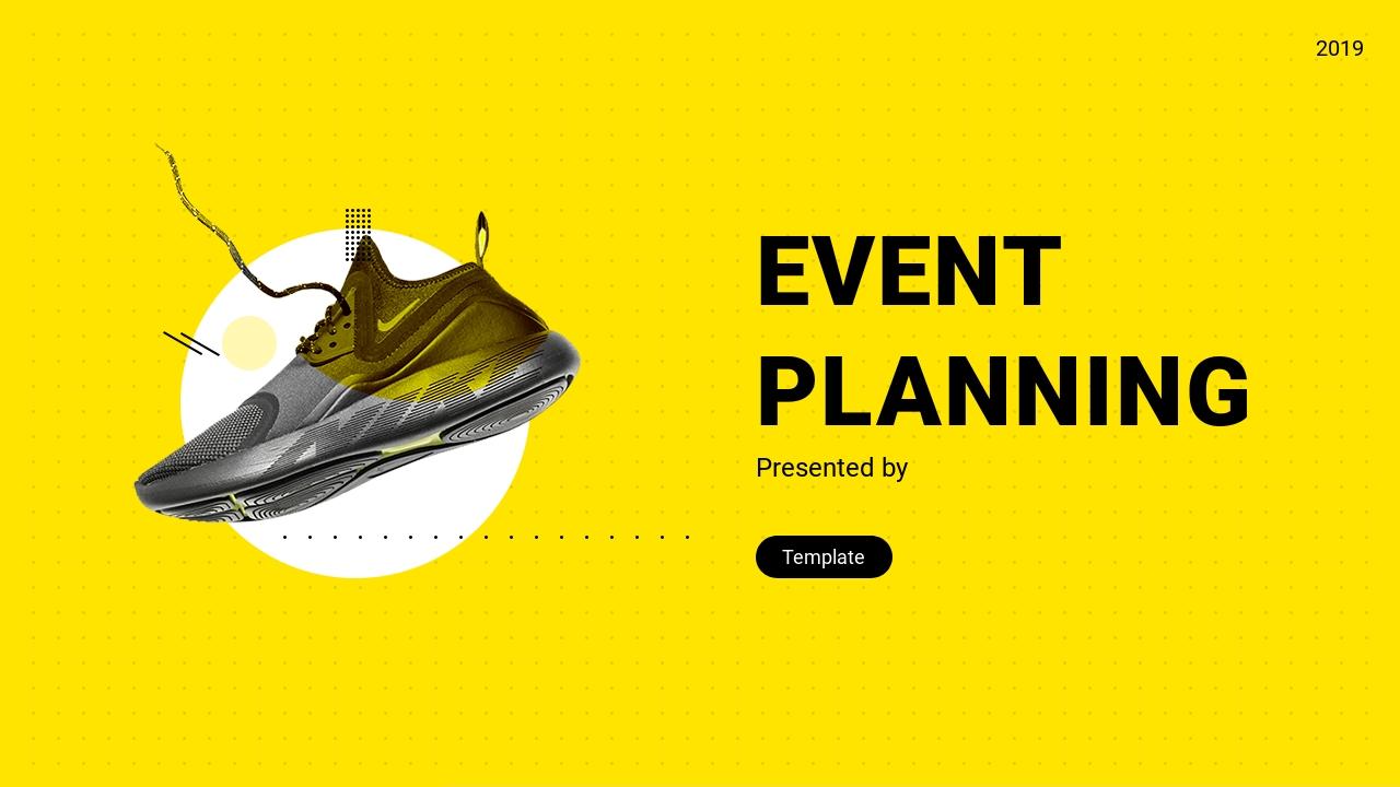 黄色运动品牌鞋服店铺活动推广方案PPT-EVENT PLANNING