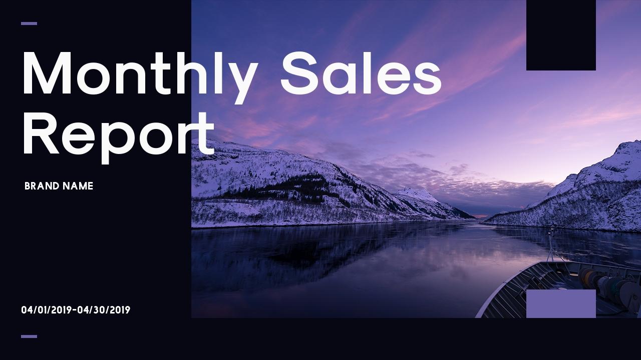 电商月度销售情况汇报总结ppt-Monthly Sales Report