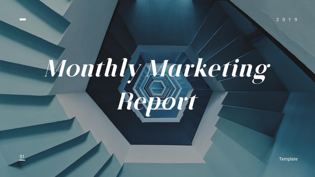 市场投放市场营销总结报告PPT-Monthly Marketing Report
