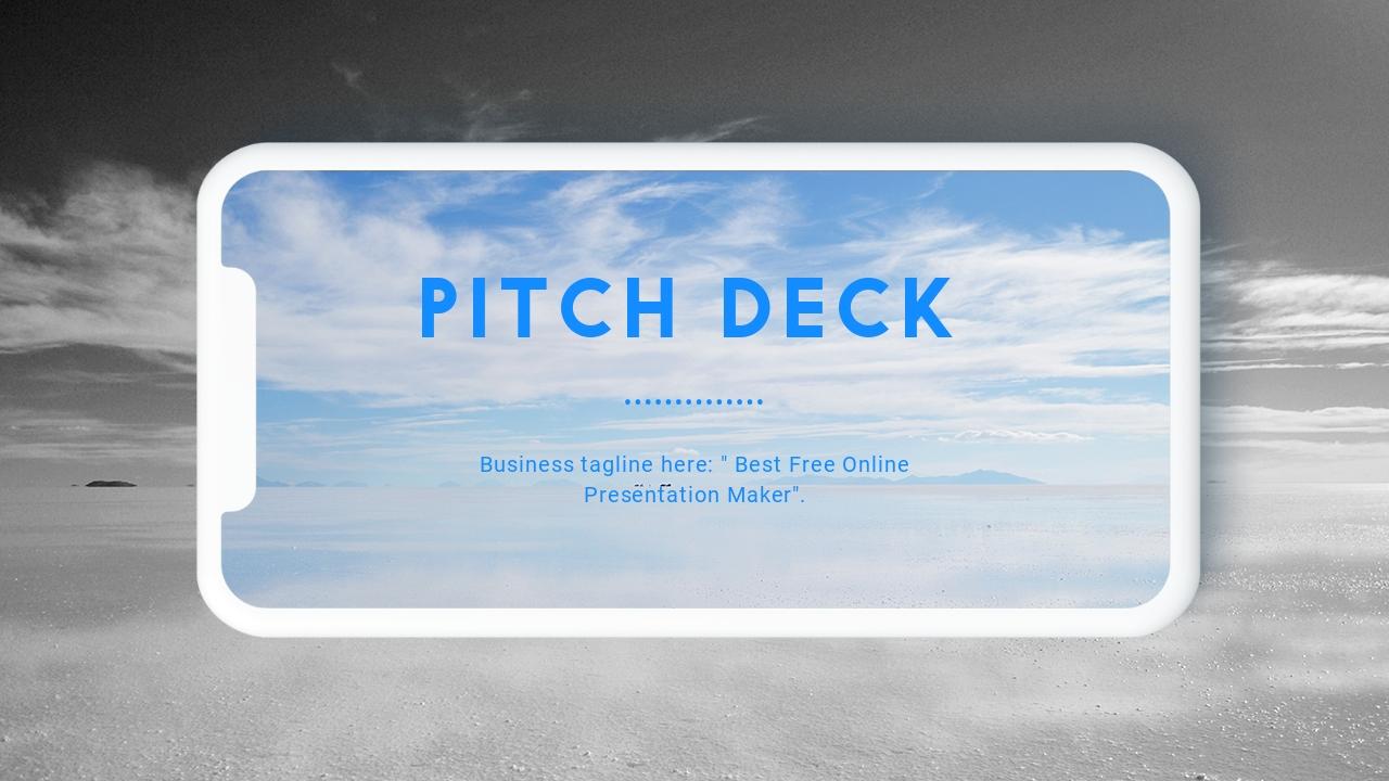 科技项目路演融资计划书英文PPT模板-Pitch Deck