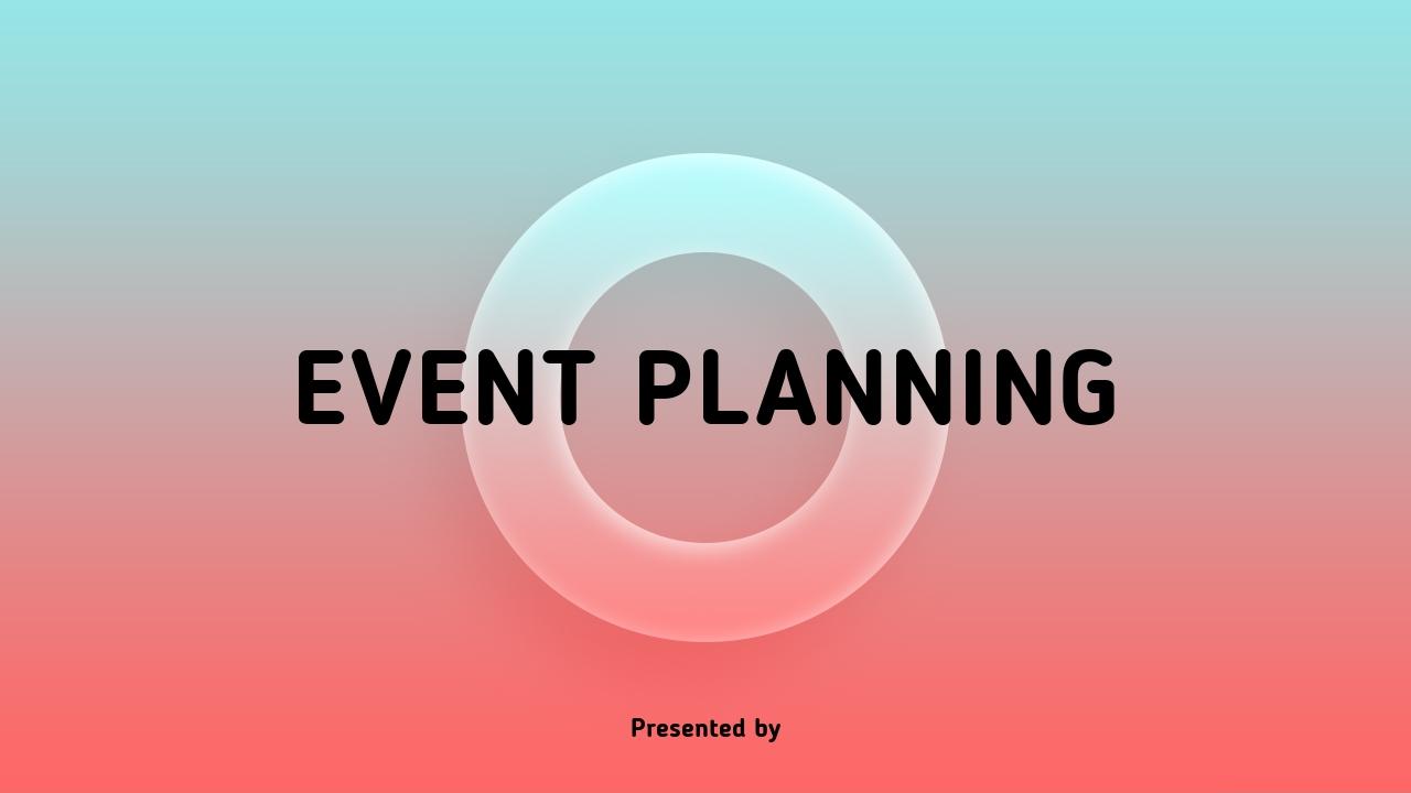清新渐变糖果色护肤品竞品分析PPT模板-EVENT PLANNING