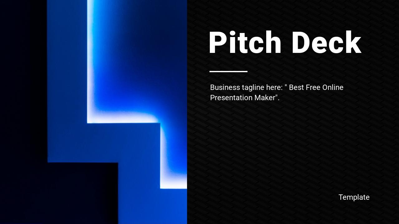 互联网科技融资路演商业计划书PPT-Pitch Deck